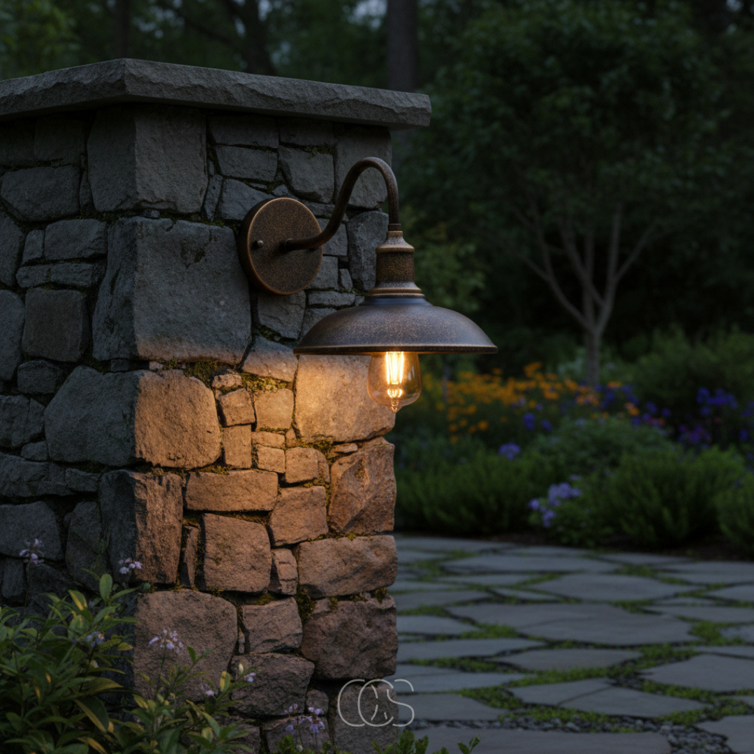 OCS - Vintage buiten wandlamp