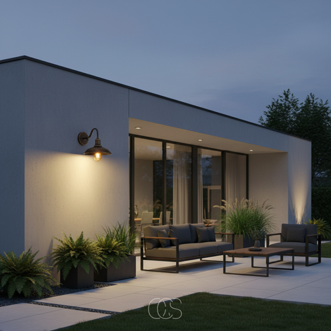 OCS - Vintage buiten wandlamp