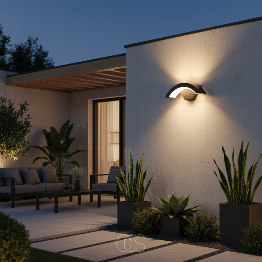 OCS - Halve boog buitenverlichting - met Bewegingssensor