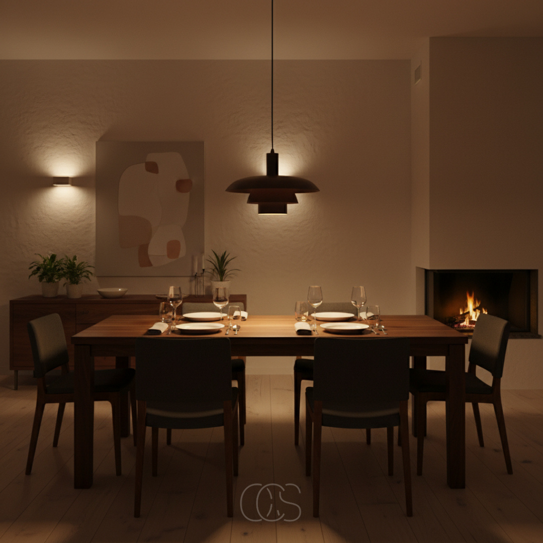 OCS - Elori Hanglamp - Koffiekleurig Metaal met Scandinavisch Design