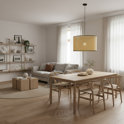 OCS - Rotan Hanglamp - Natuurlijk & Handgemaakt