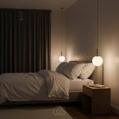 OCS - Gouden Scandinavische hanglamp