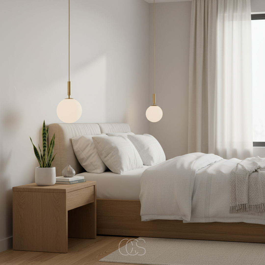 OCS - Gouden Scandinavische hanglamp