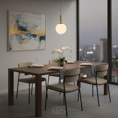 OCS - Gouden Scandinavische hanglamp