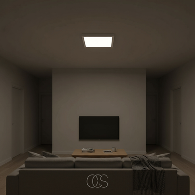 OCS - Vierkante plafond ledlamp voor badkamer