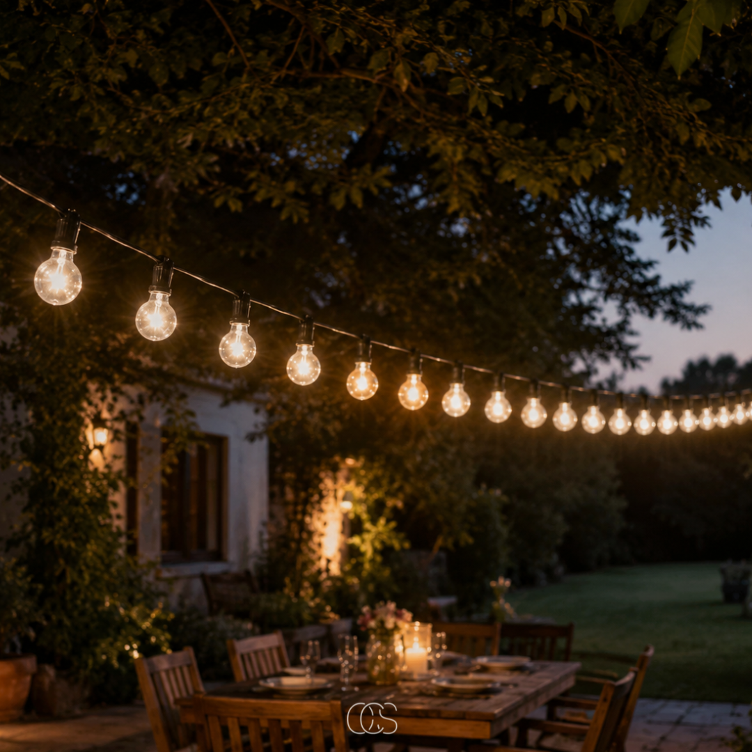 15 Meter + 25 Lampen