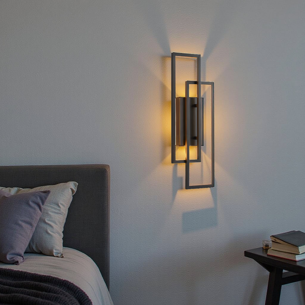 OCS - Rechthoekige Geometrische LED Wandlamp